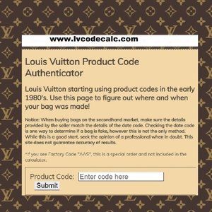 Easy Vuitton Date Code Authenticate Checker
